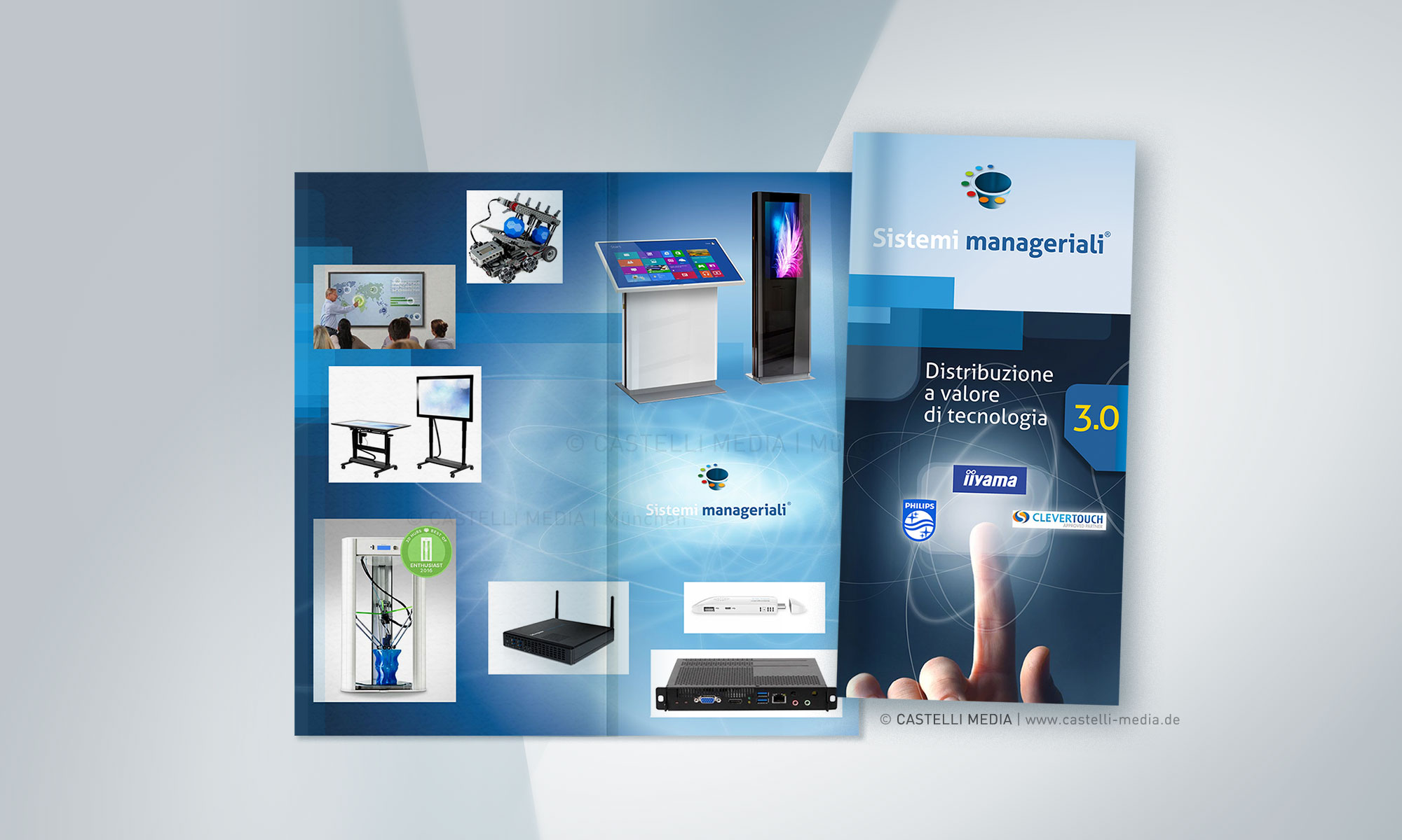 Blätterkatalog messeflyer Design Italia
