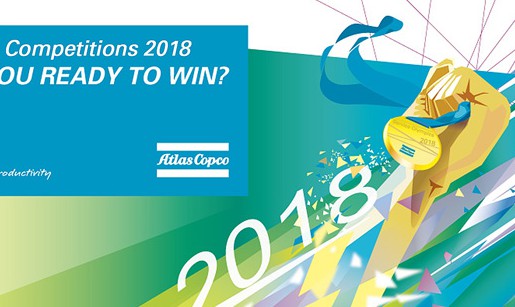 Tassen-Becher Design für die Competition Afür Atlas Copco