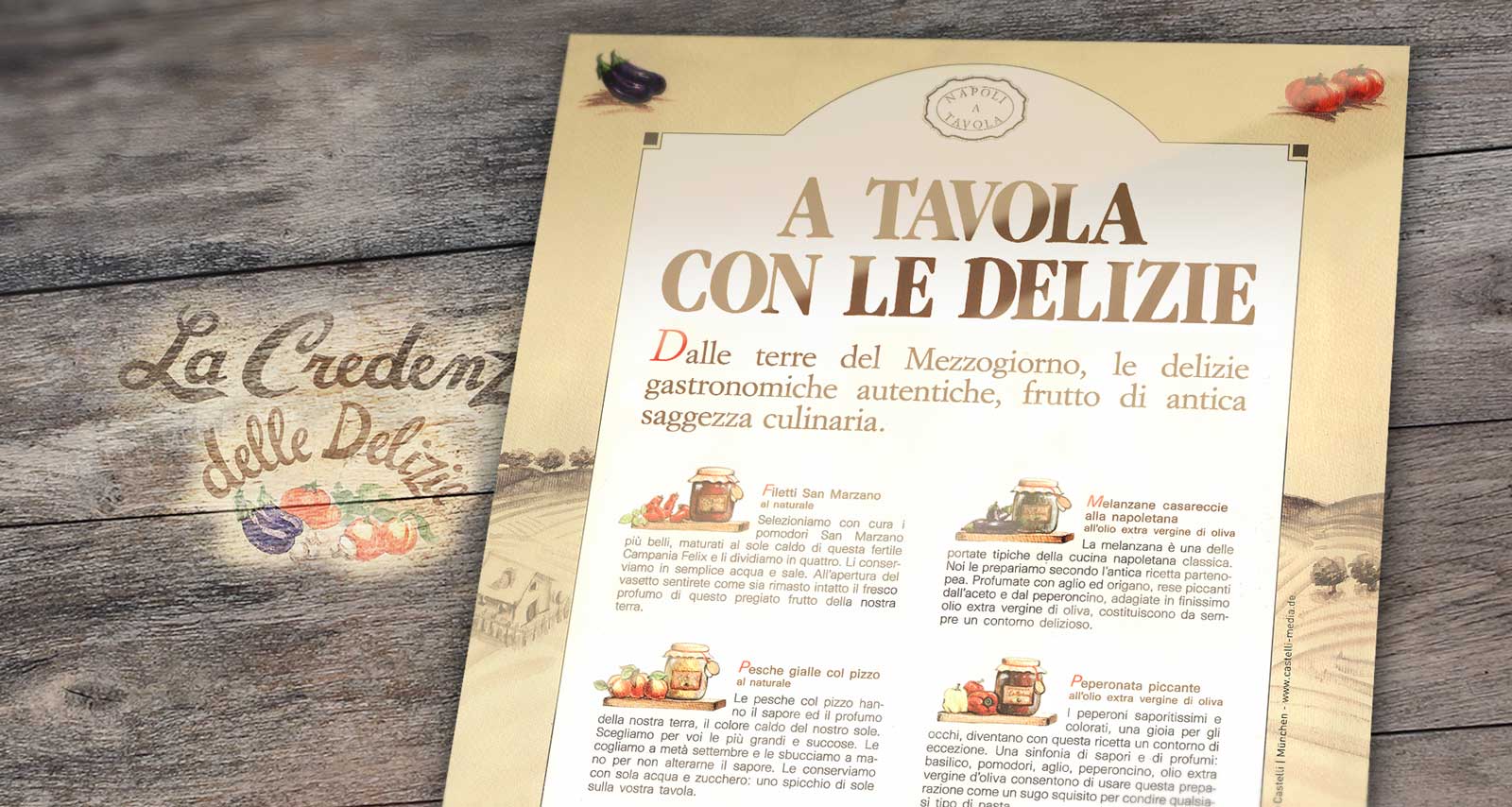 Poster gastronomia e alimentari