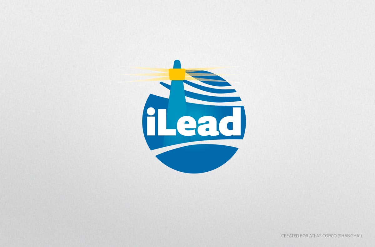 Das Logo iLead for Atlas Copco Shanghai