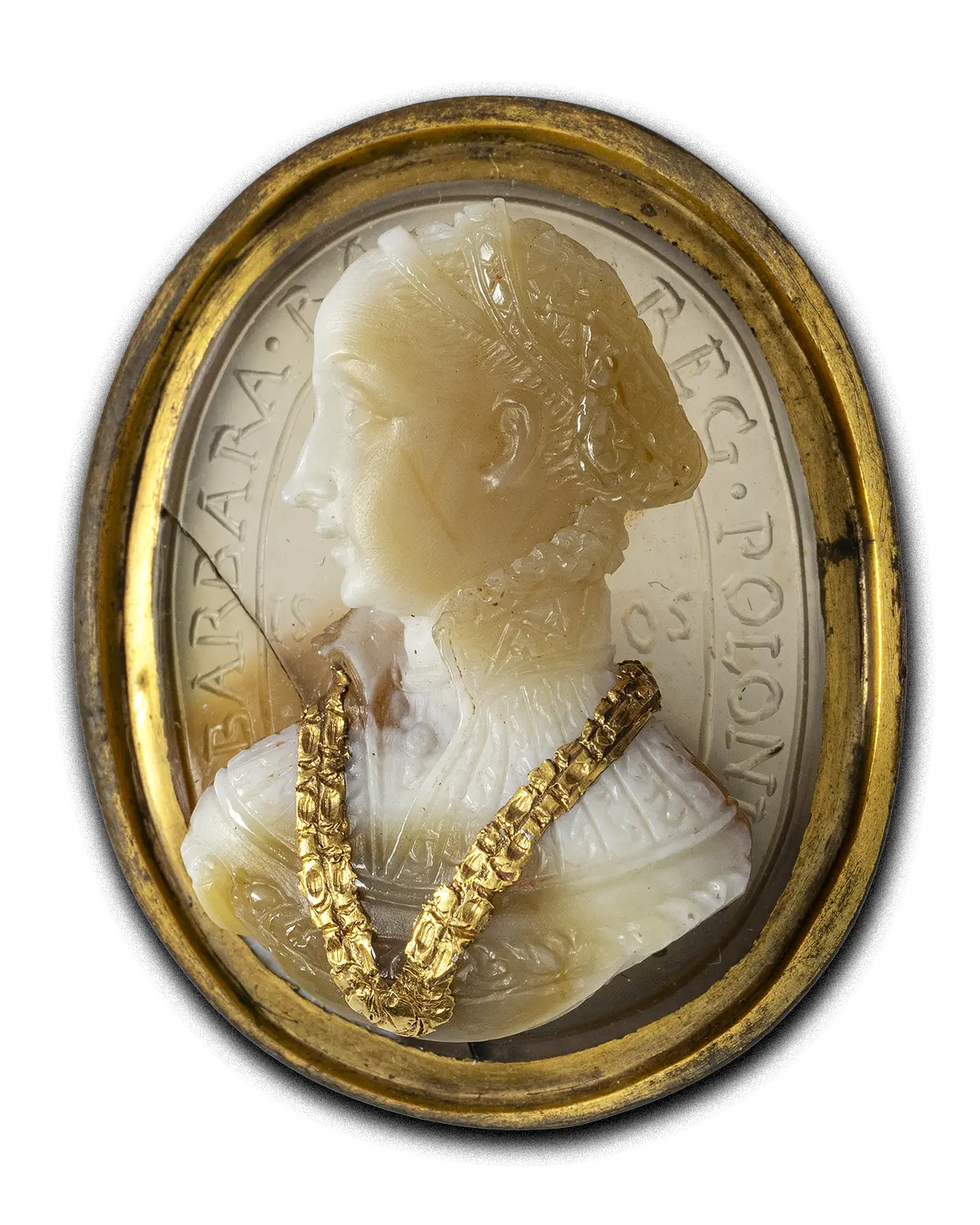 cameo-Barbara Radziwil_Original Achat-Kameo von Giovanni Iacopo Caraglio: Barbara Radziwiłł